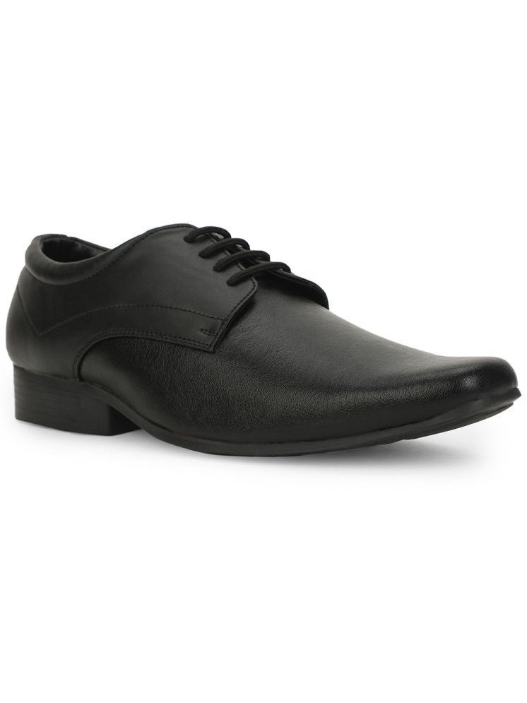     			Bata Black Men's Derby Formal Shoes