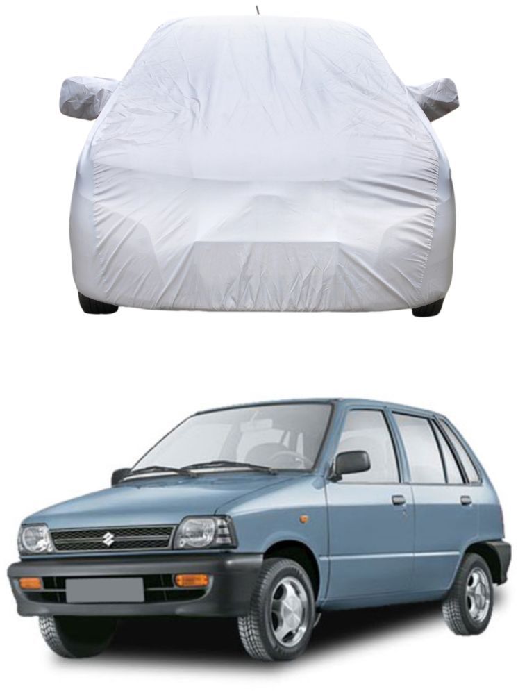     			CARNEST Car Body Cover for Maruti Suzuki 800 [2008-2014] With Mirror Pocket ( Pack of 1 ) , Silver