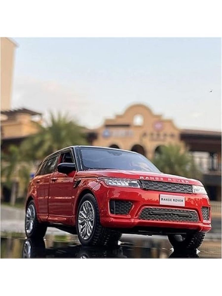     			FEDIFU 1:32 Range Rover Diecast Alloy Metal Pull Back Car with Openable Doors Music Sound and Light Vehicle Toy Car for Kids  (Multi Color)