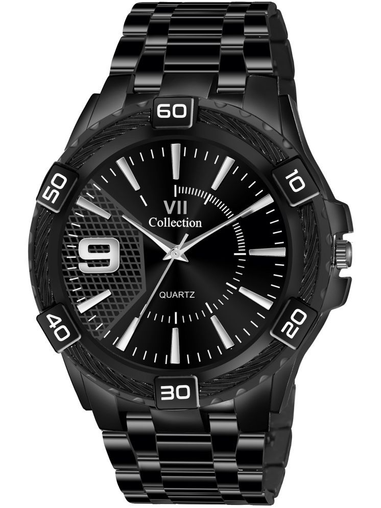     			Hala Black Stainless Steel Analog Men's Watch