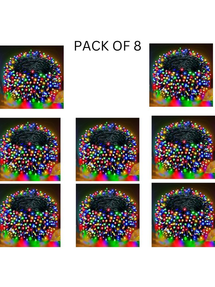     			Kadio Multicolor 12M String Light ( Pack of 8 )