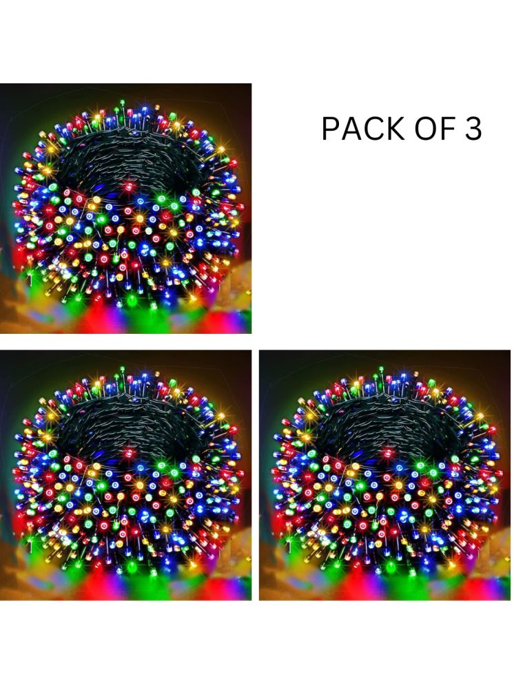     			Kadio Multicolor 15M String Light ( Pack of 3 )