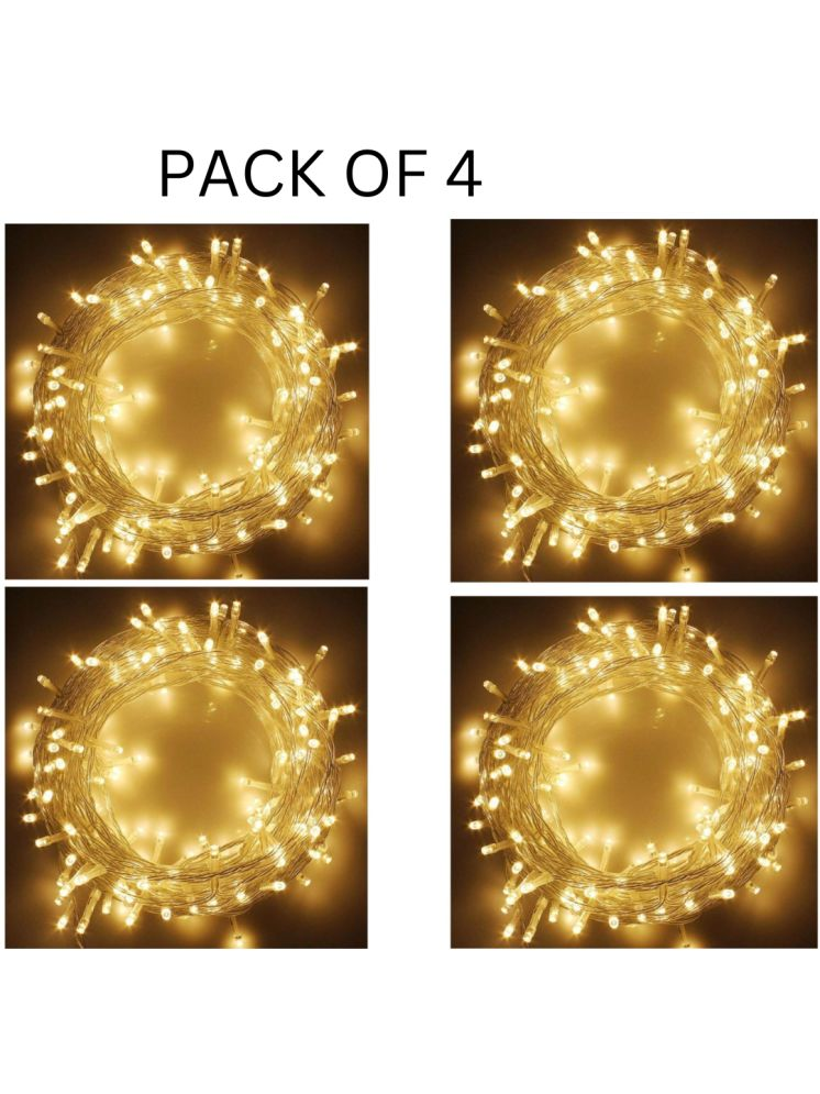     			Kadio Yellow 12M String Light ( Pack of 4 )