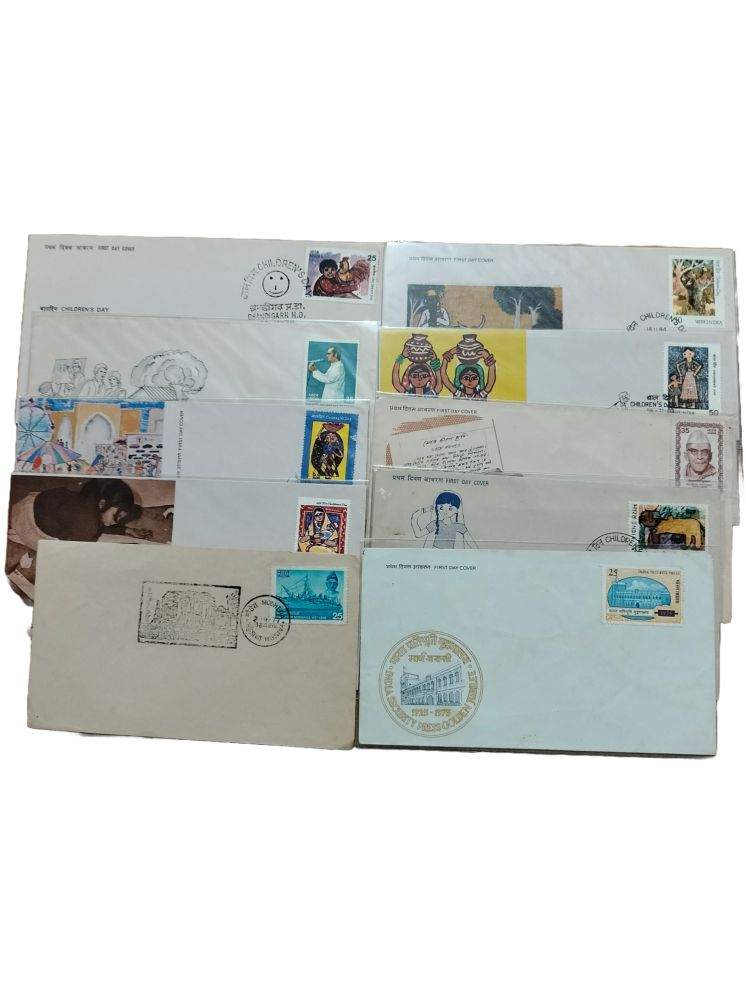     			Rare 10 Different First Day Covers