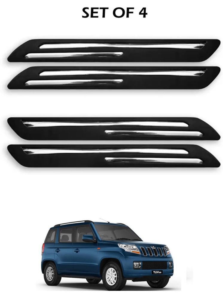     			JVG Double Chrome Bumper Protection Guard (Pack Of 4) For Mahindra TUV300