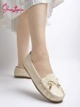 Shoetopia Beige Women's Loafers