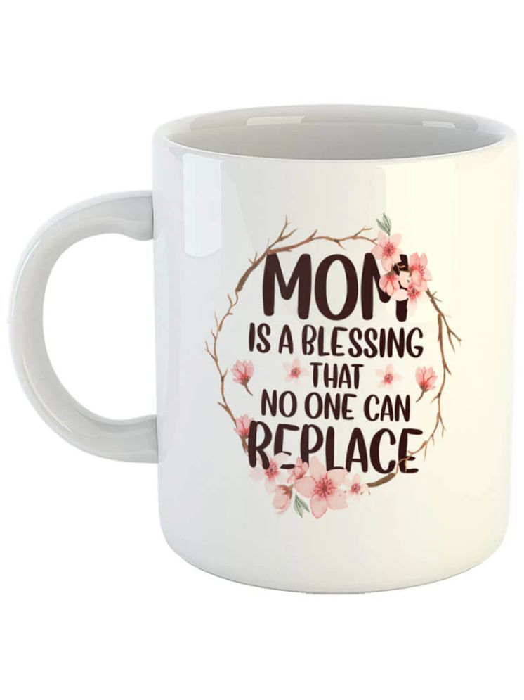     			Dey 's stationery store Mom is a Blessing Diagonal Striped Ceramic Coffee Mug 350 mL ( Pack of 1 )