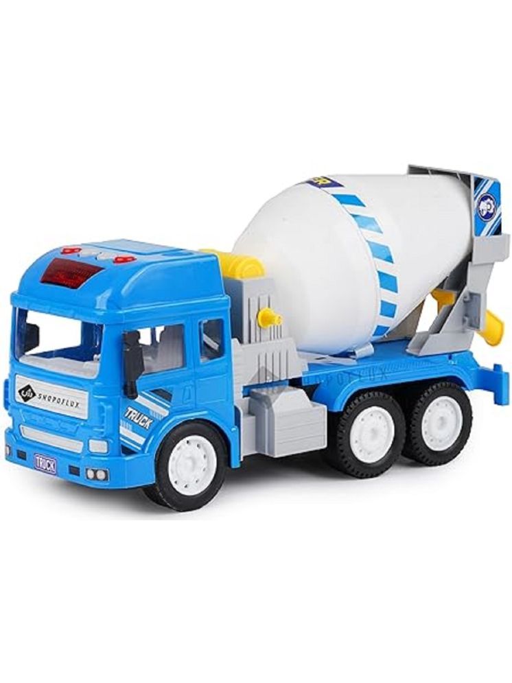     			FEDIFU  Cement Mixer Toys for Kids | Pull Back Vehicles Construction Unbreakable Plastic Truck with Light and Sound Truck, Friction Power Toy Trucks 3+ Years Old Boys Girls, & Kids-Multicolor