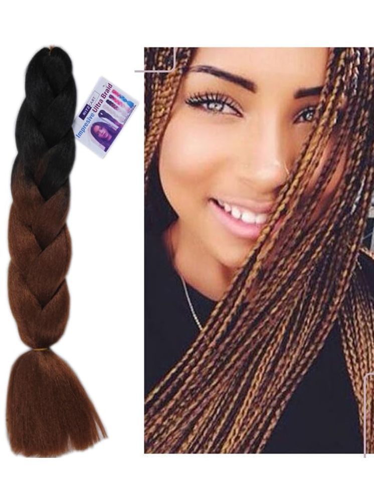     			RITZKART - Dark Brown Clip In Hair Extension