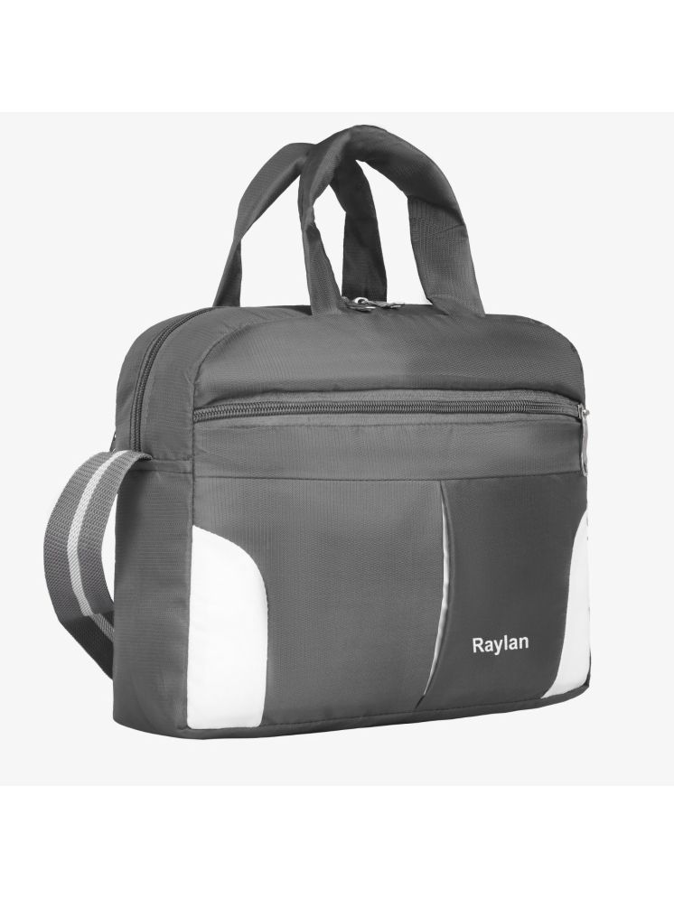     			Raylan Grey Solid Messenger Bag