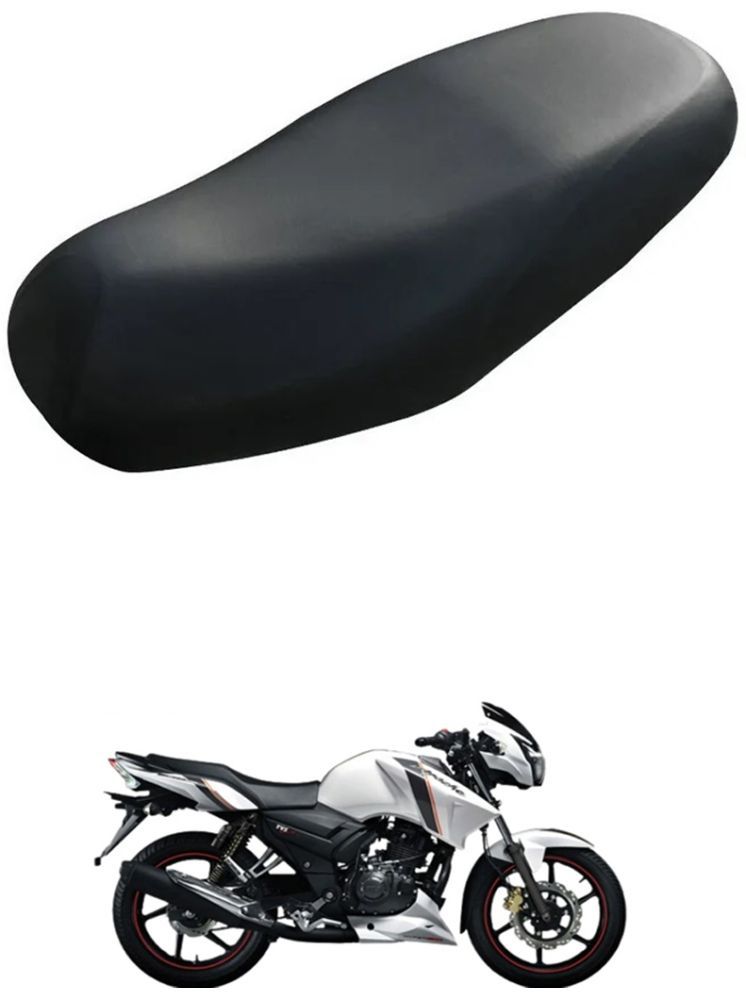     			RONISH Bike/Scooty Seat Cover Black For TVS Apache 150