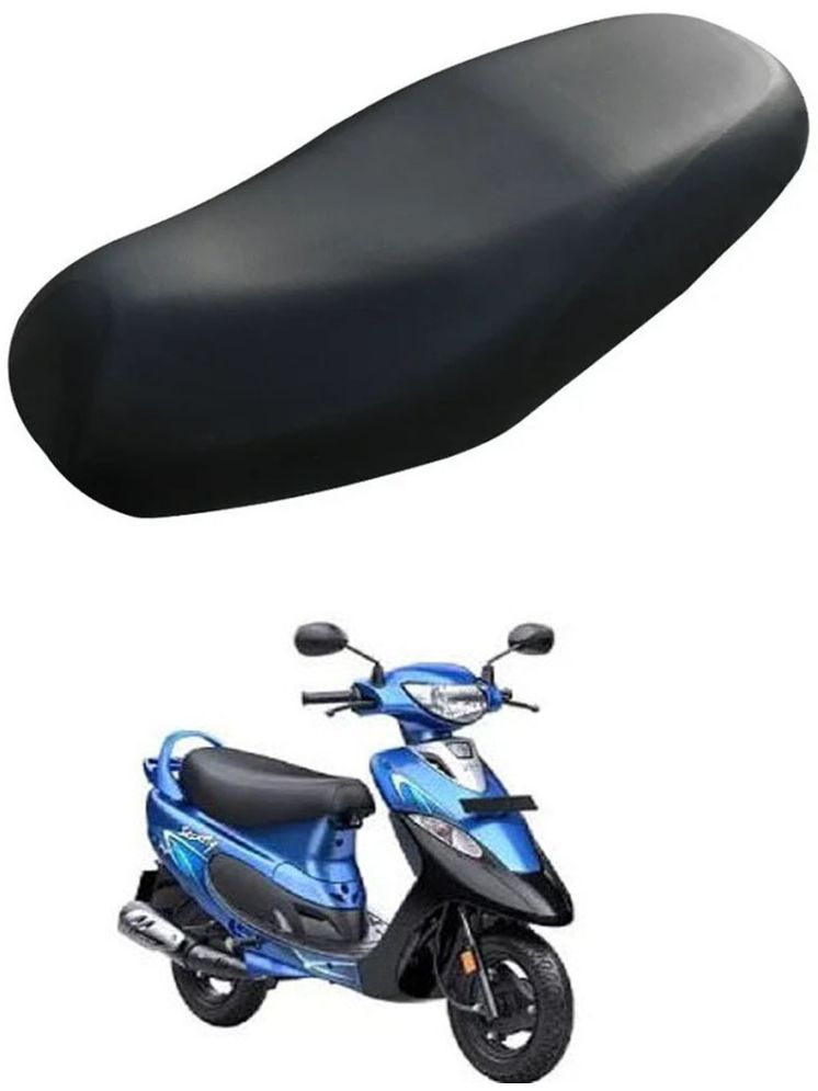     			RONISH Bike/Scooty Seat Cover Black For TVS Scooty Pep+