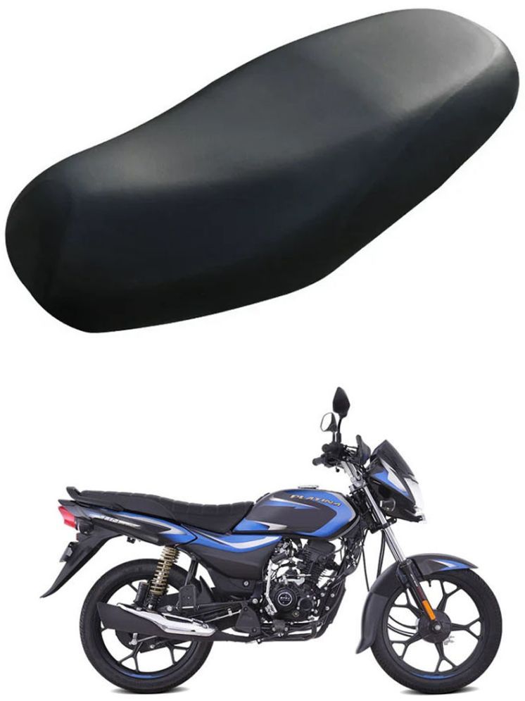     			RONISH Bike/Scooty Seat Cover Black For Bajaj Platina 110