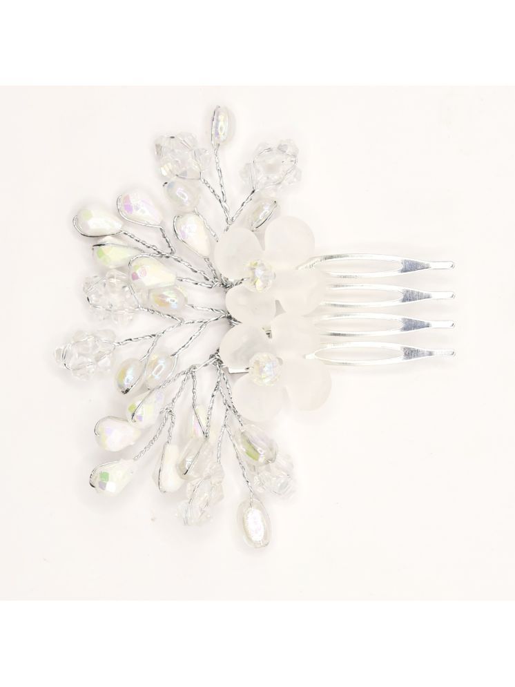     			Unicorn White Women's Hair Clip ( Pack of 1 )