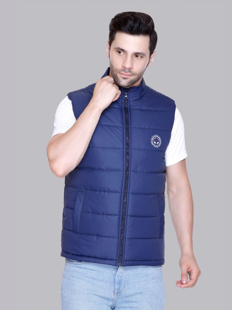     			IF-INDIAN FORT Polyester Men's Puffer Jacket - Navy ( Pack of 1 )