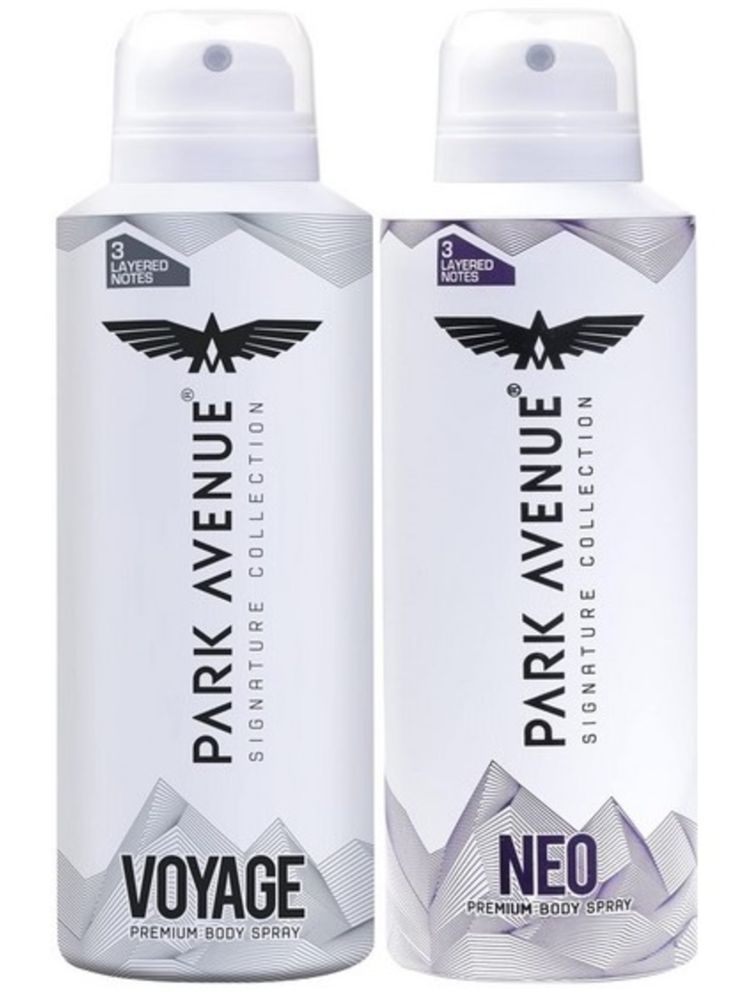     			Park Avenue VOYAGE & NEO Deodorant ,150 ML each Deodorant Spray for Men,Women,Unisex 300 ml ( Pack of 2 )