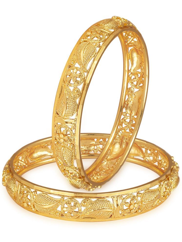     			Vighnaharta Gold Bangle Set ( Pack of 1 )