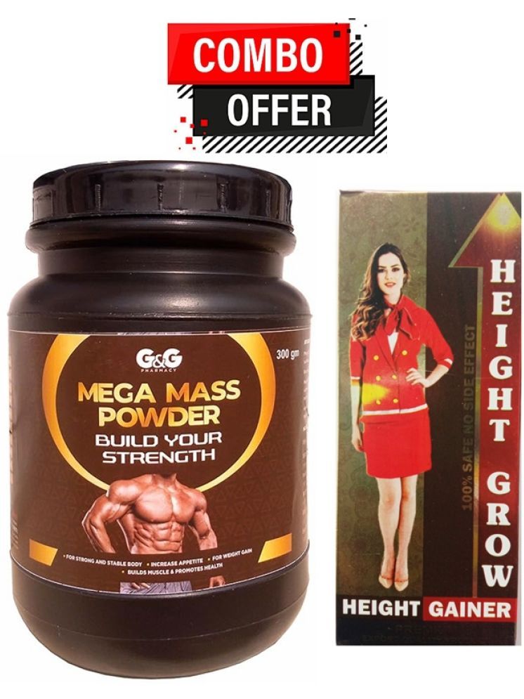     			Dr. Chopra Height Grow Capsules 60no.s & G&G Mega Mass Powder 300 gm Chocolate Single Pack