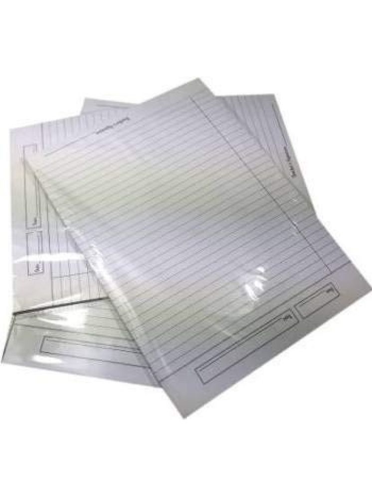     			ECLET A4 One Side Ruled Sheets Paper for School Assignment Work and for Office Work Different Color Sheet 100GSM (40 Sheets only)