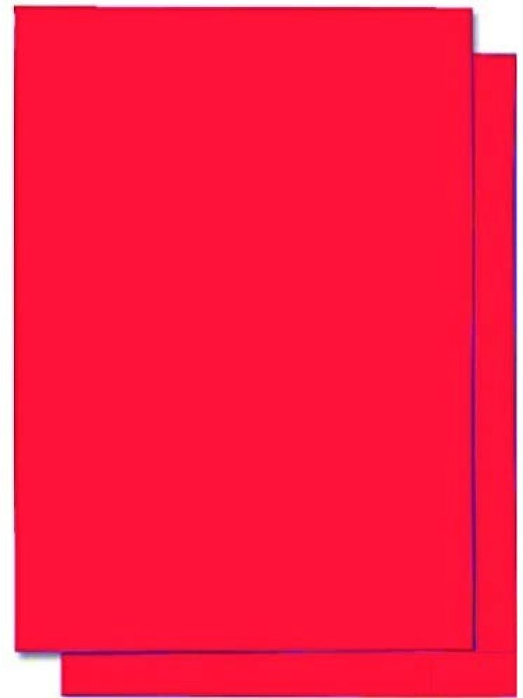     			Eclet Pack of 100 A4 Size Colored Papers  Art & Craft School Activities (RED)