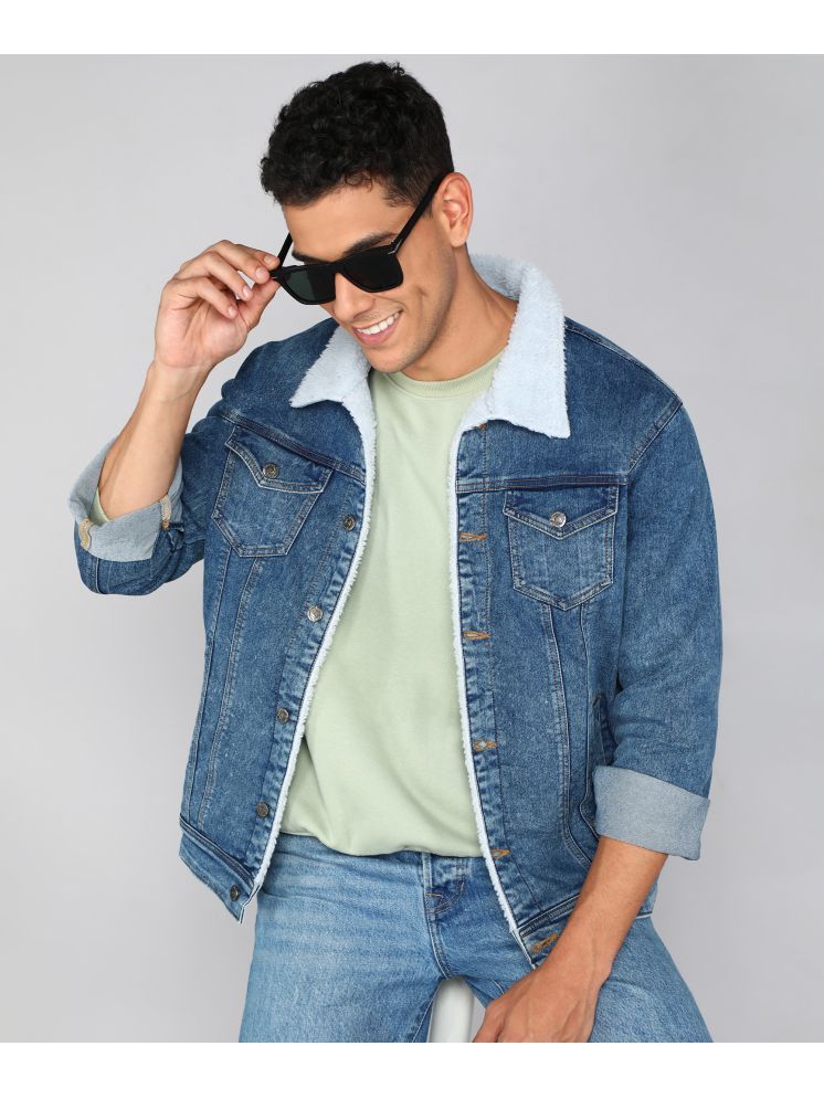     			FTX Denim Men's Denim Jacket - Blue ( Pack of 1 )