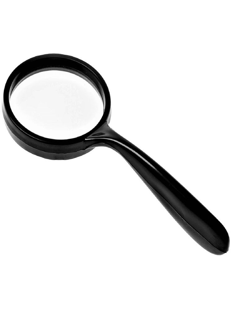     			SAVY 100 mm Magnifying Glass for Reading, Kids, Students, Artists and Viewing Small Objects Maps High Power Handheld 20x Magnifier Glass Lens (Black)