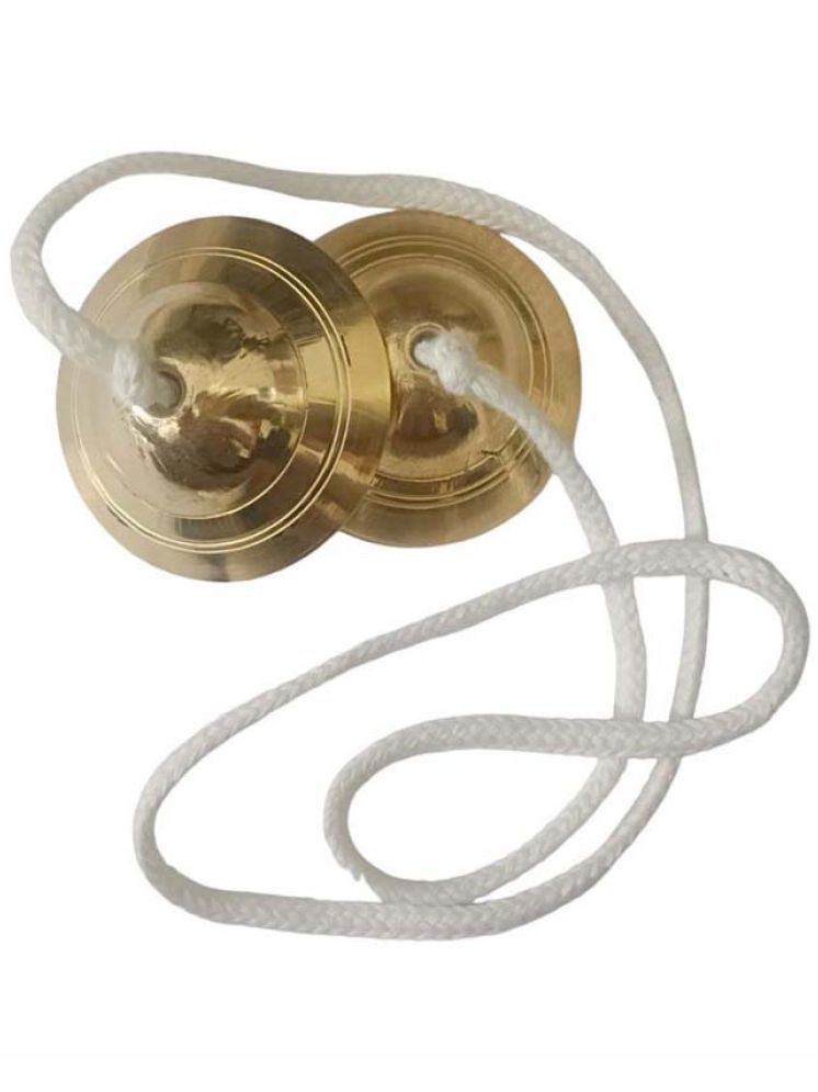     			Spherulemuster Manjeera Jhanjh Brass Material 5.5 cm ( Pack of 1 )