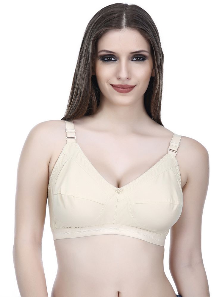     			Viral Girl Pack of 1 Cotton Blend Non Padded Women's Minimizer Bra ( Cream ) MV-DOVE-SKIN