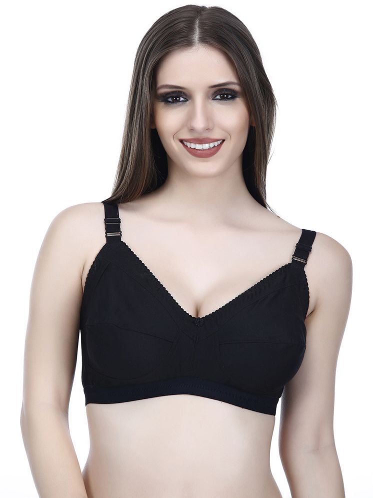     			Viral Girl Pack of 1 Cotton Blend Non Padded Women's Minimizer Bra ( Black ) MV-DOVE-BLACK