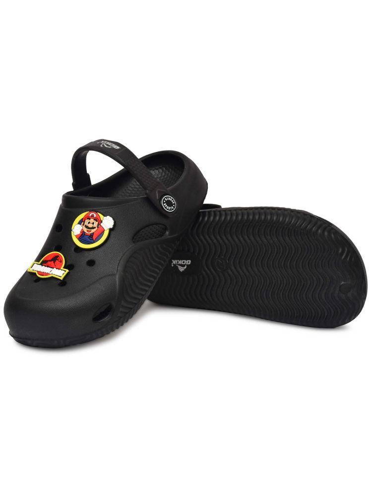     			Gokik - Black Boy's Clogs ( 1 Pair )