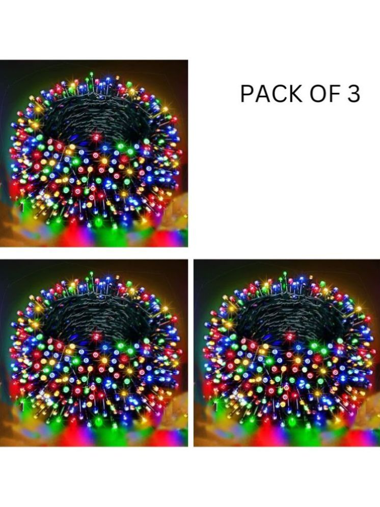     			Kadio Multicolor 40M String Light ( Pack of 3 )