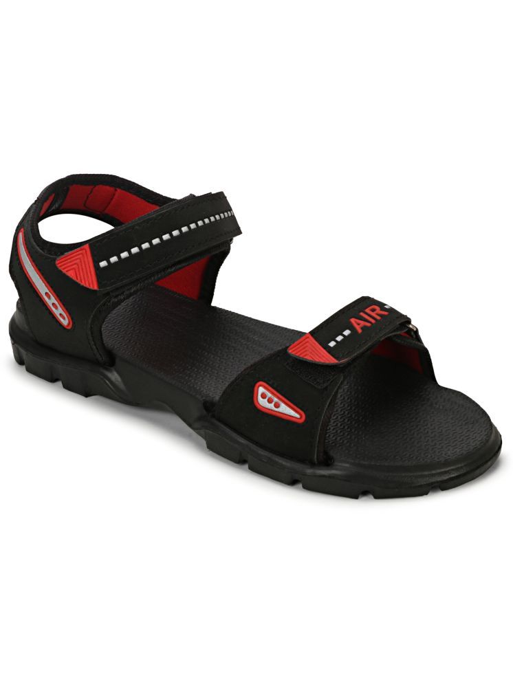     			Kullegs - Black Men's Floater Sandals