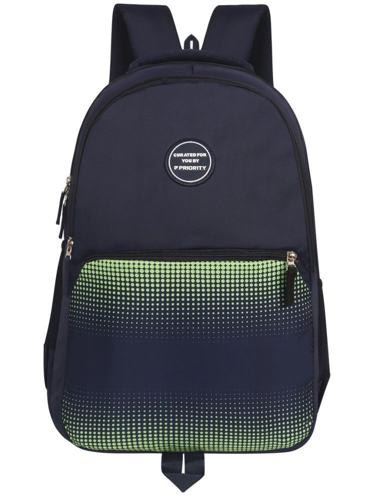     			Priority Blue PU Backpack ( 38 Ltrs )