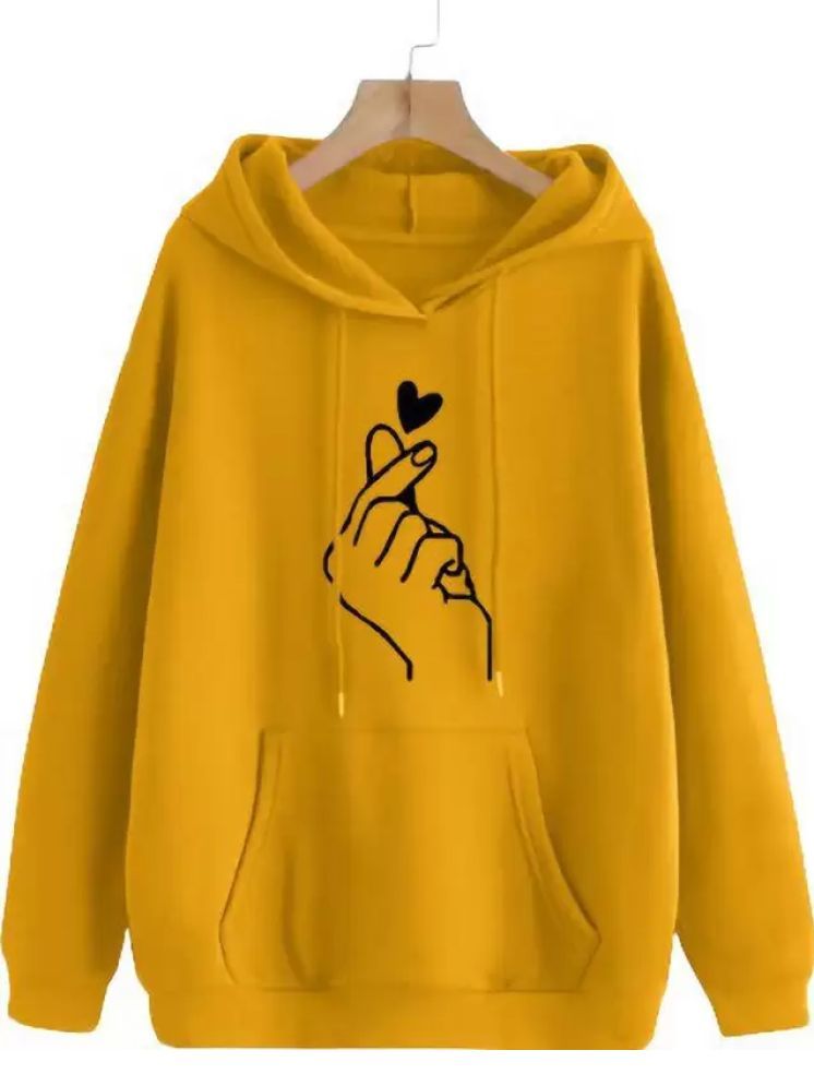     			Unicus Apparel Fleece Women's Hooded Sweatshirt ( Mustard )