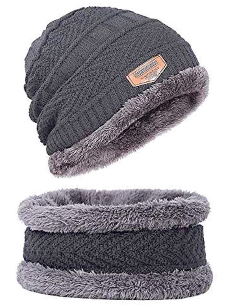     			Infispace Gray Cotton Women's Cap ( Pack of 1 )