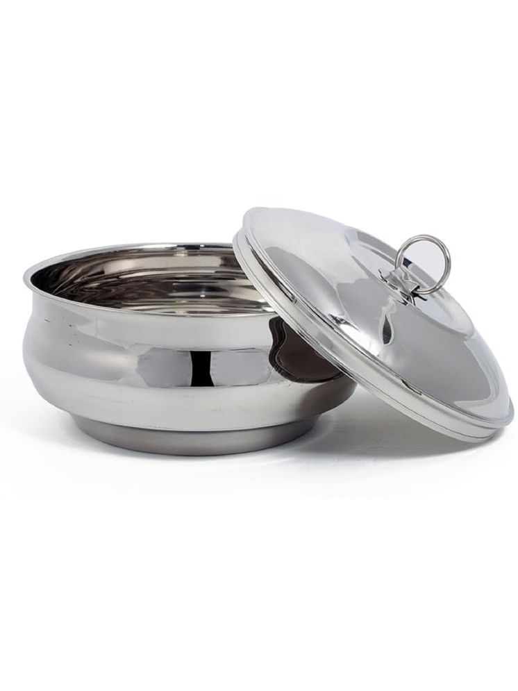     			Mannat Steel Silver Food Container ( Set of 1 )