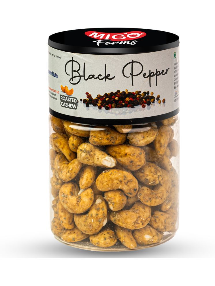     			Migo Farms Roasted Masala Black Pepper Cashews 200