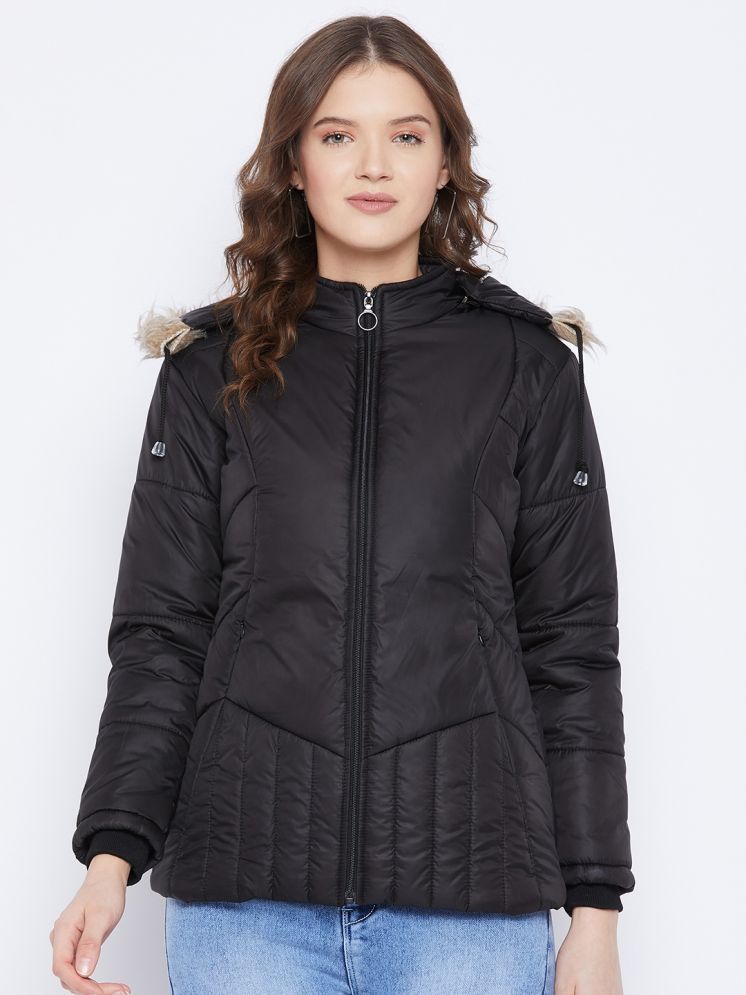     			VERO MODERNO - Polyester Black Puffer