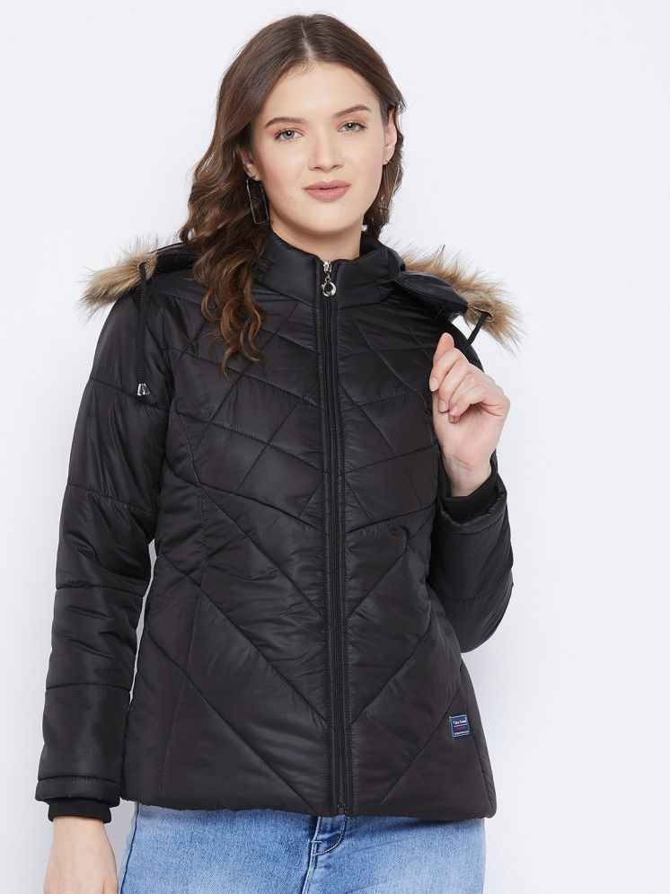     			VERO MODERNO - Polyester Black Quilted/Padded Jackets