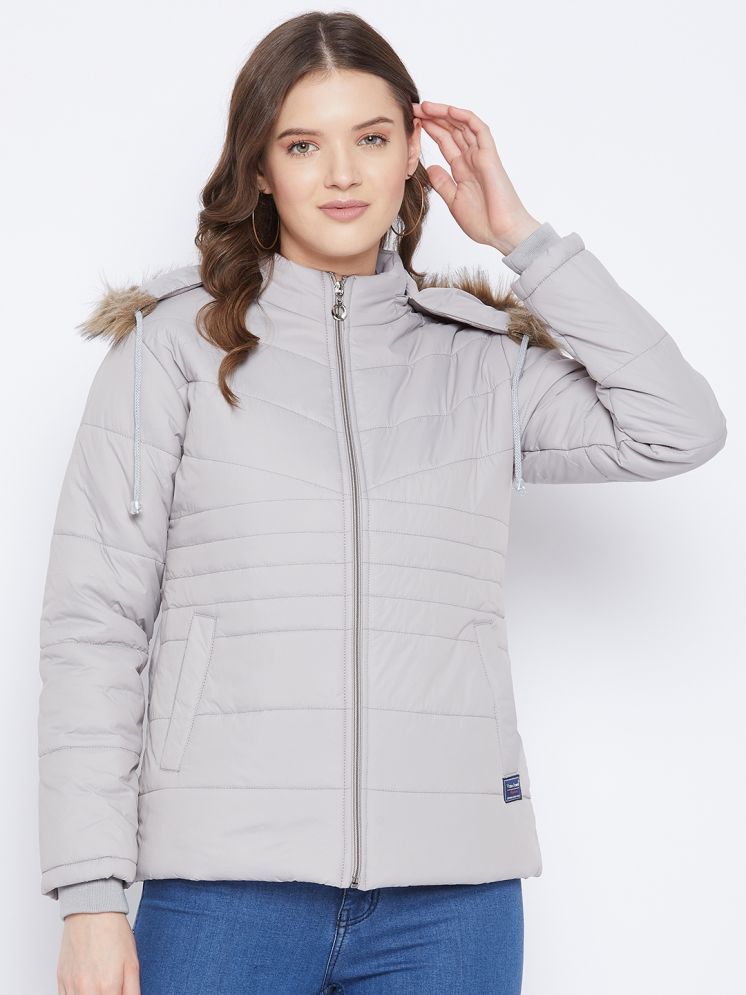     			VERO MODERNO - Polyester Grey Puffer