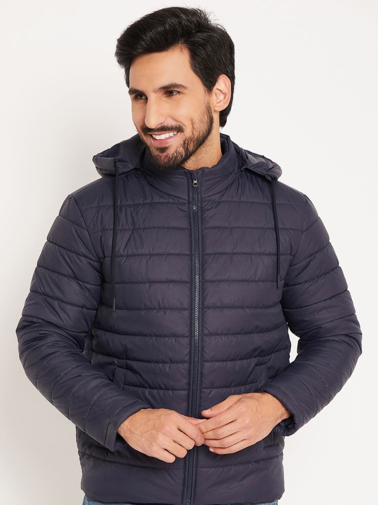     			VERO MODERNO Polyester Men's Puffer Jacket - Navy ( Pack of 1 )