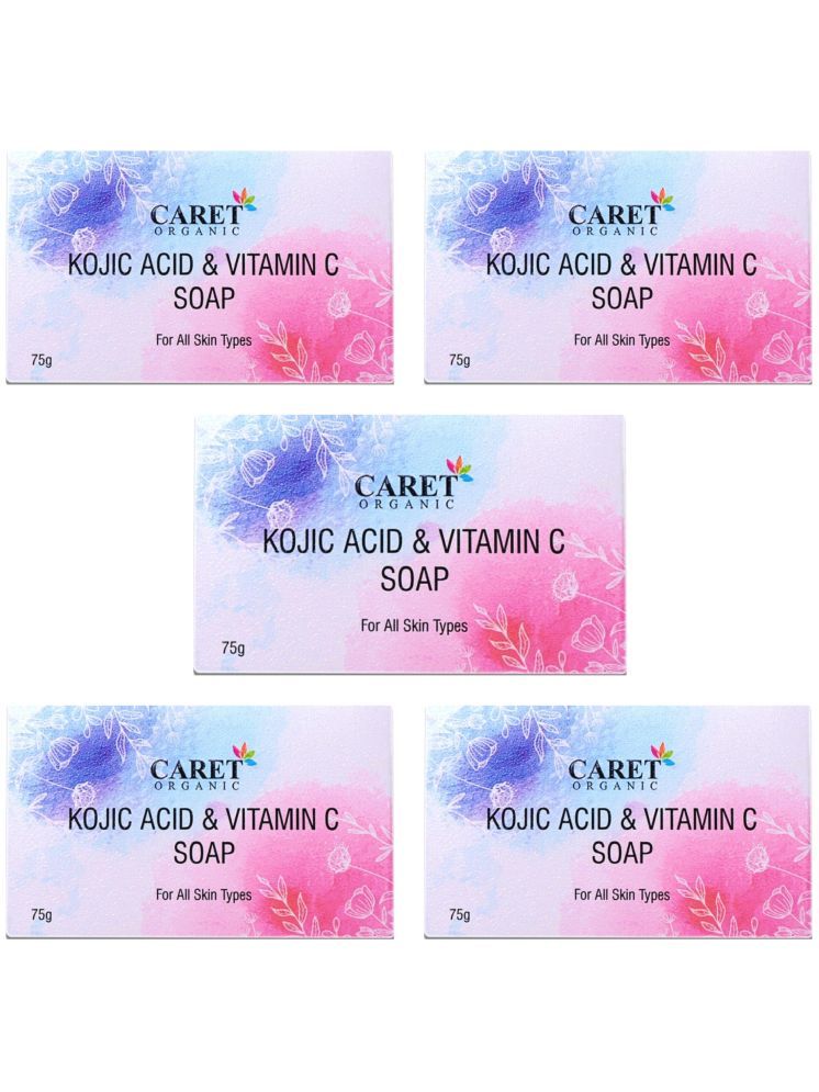     			Caret Organic Skin Whitening & Vitamin C Bathing Bar for All Skin Type ( Pack of 5 )