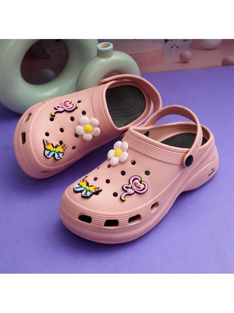     			Gokik Pink Clogs