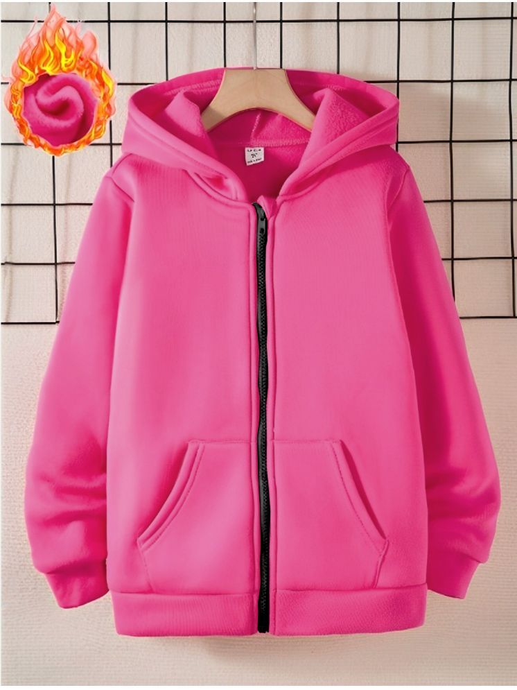     			Lecowar Fleece Women's Hooded Sweatshirt ( Pink )