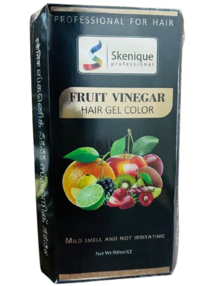     			SKENIQUE Fruit  Vinegar Gel Natural Temporary Hair Color 1000 mL Black