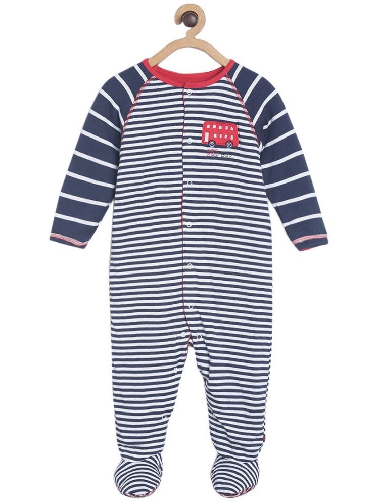     			Miniklub Baby Boys Pack Of 1 Sleep Suit (Multi)