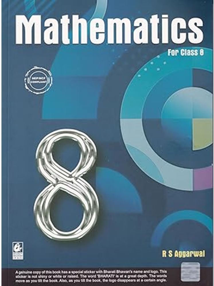     			R.S. Aggarwal Mathematics CBSE | for Class 8 By R S Aggarwal 2024-2025