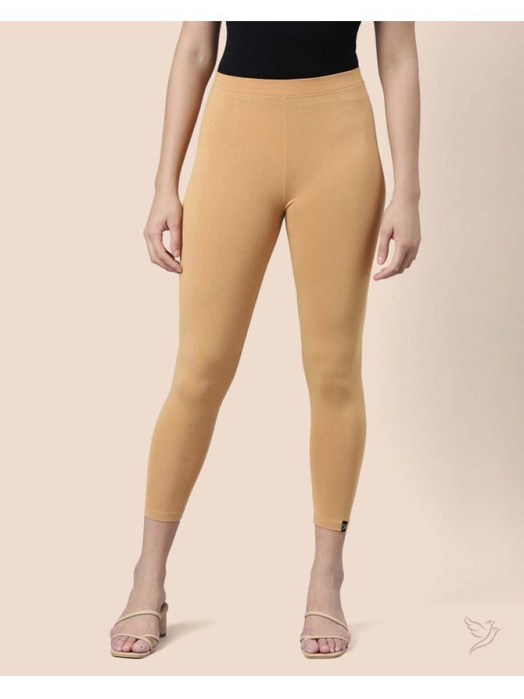     			Twin Birds - Beige Viscose Women's Leggings ( Pack of 1 )