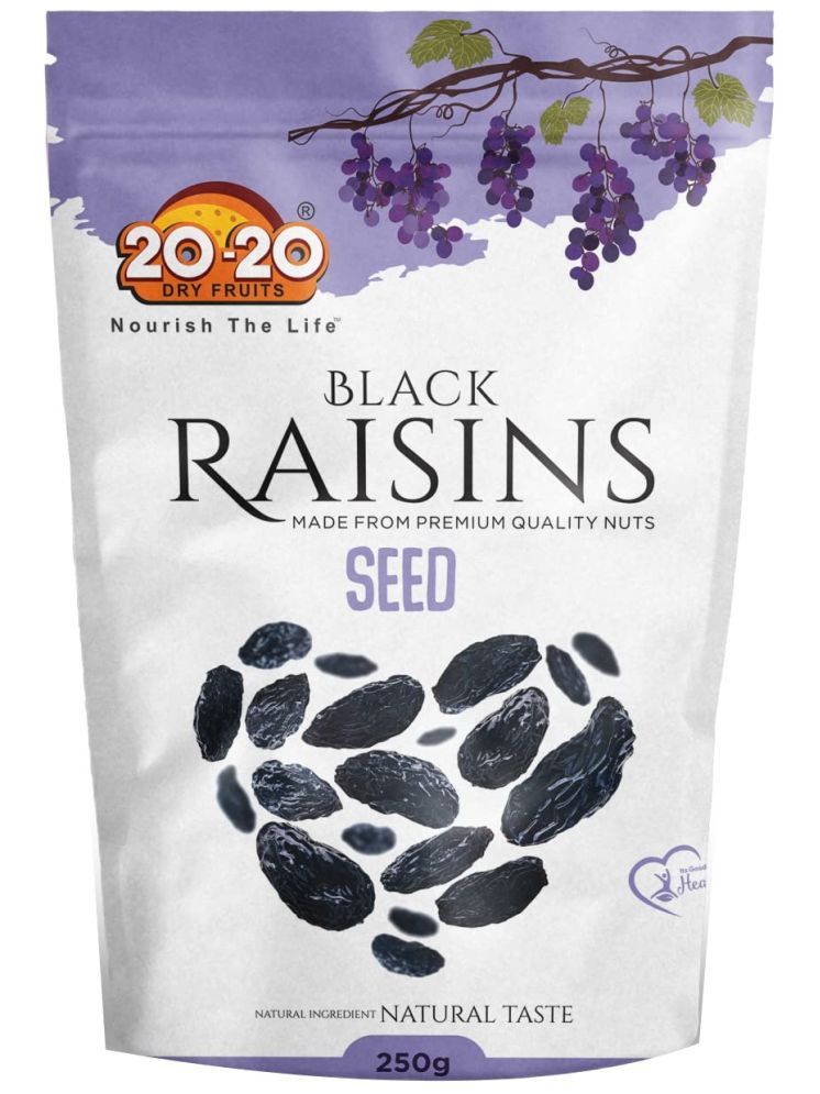     			20-20 Dry Fruits Black Raisins 250