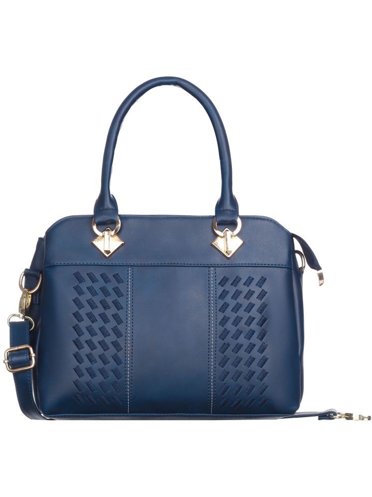     			Fostelo Blue Faux Leather Sling Bag